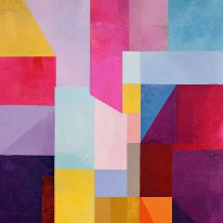 Bold abstract 4  abstract painting, soft geometric, multicolor, vibrant, bold vibe --ar 2:3 --v 7 Job ID: 54087011-28cf-4635-aebe-918c14531fde